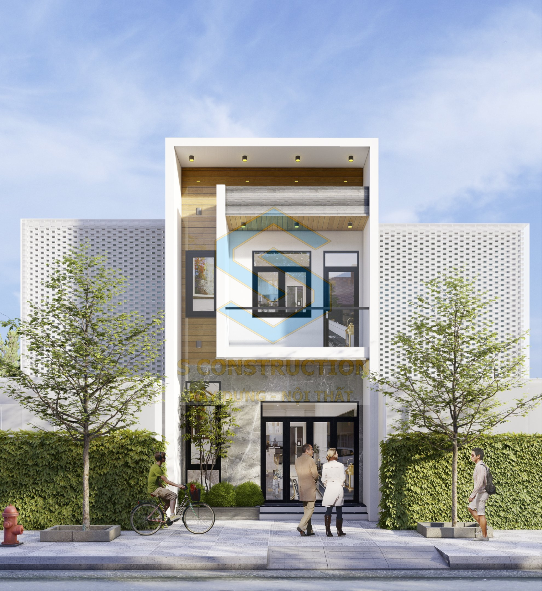 thiết kế thi công nhà phố