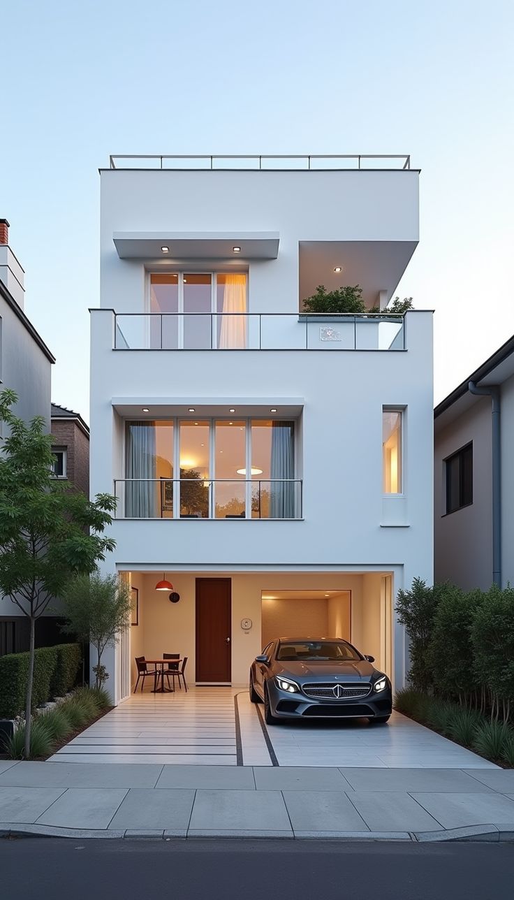 thiết kế nhà phố 5x20 hiện đại