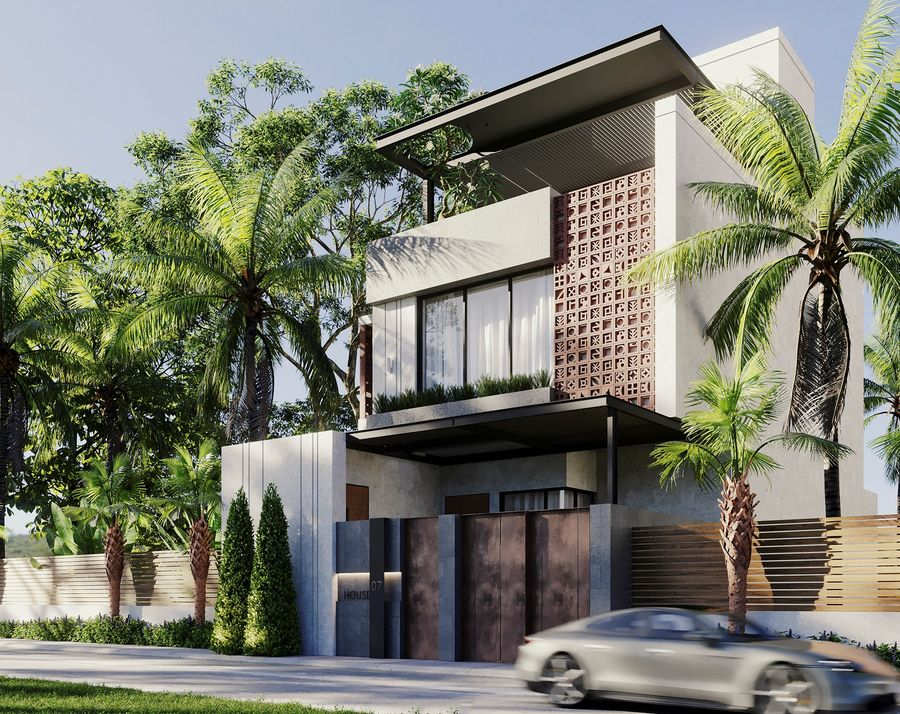 biệt thự phố hiện đại