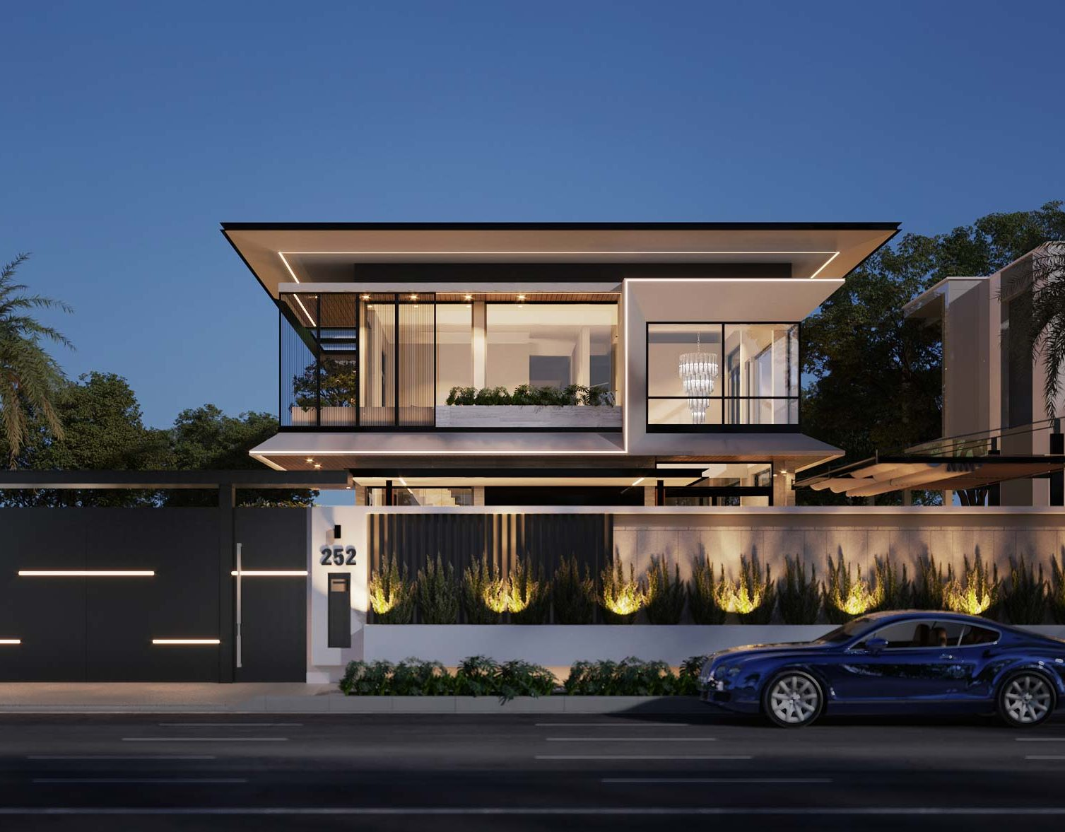 biệt thự phố hiện đại