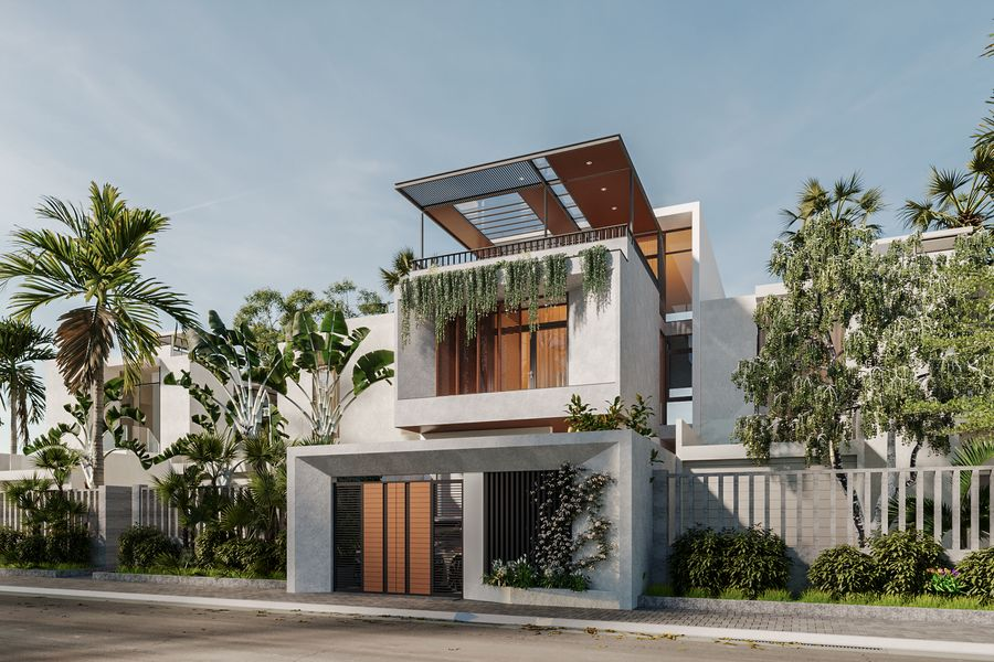 biệt thự phố hiện đại